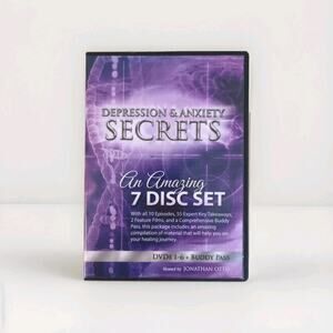 Depression & Anxiety Secrets 7-Disc Jonathan Otto - w/ Workbooks & Cooking DVD